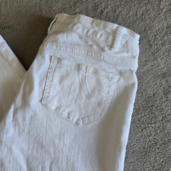 Maje embroidered cropped white jeans size 40 - Picture 2 of 14